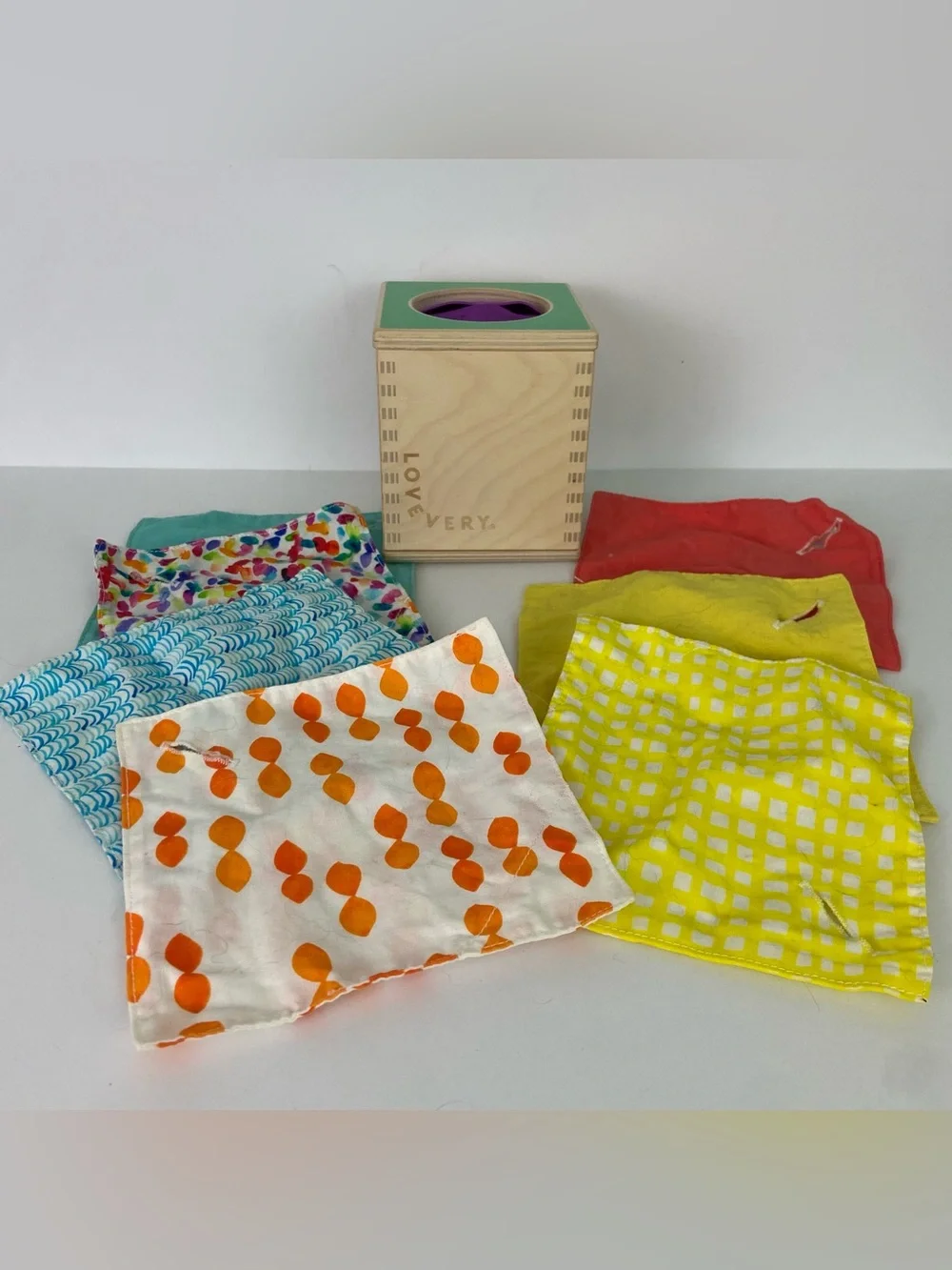 Lovevery Wooden Lock Box & Magic Tissue Box Bundle